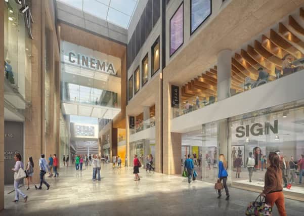 An image shows how the new look Queensgate shopping centre will appear.