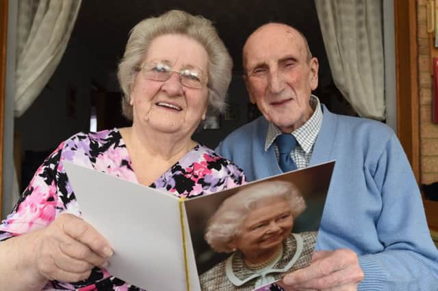 Diamond wedding couple Janet (79) and Felix Dowsing (85) of Whittlesey. EMN-170203-160254009