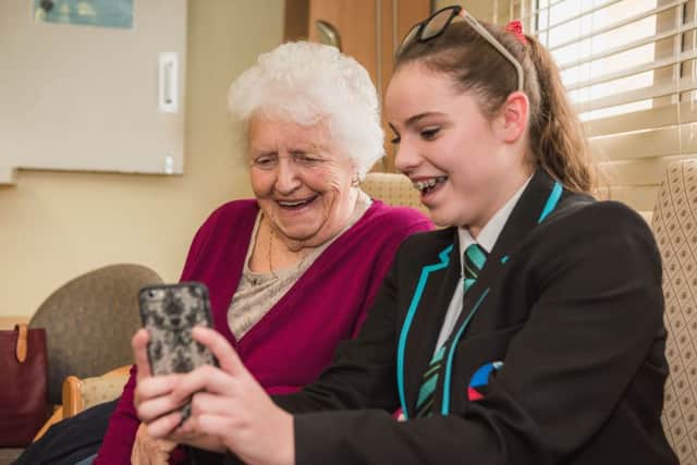 The event at Rangefield Sheltered Scheme.