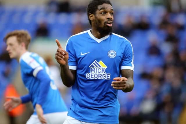 Impressive Posh midfielder Anthony Grant during the 1-1 draw against Oldham. Photo: Joe Dent/theposh.com.