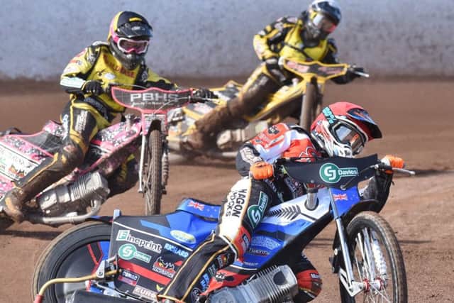 New Panther Bradley Wilson-Dean in action against Coventry. Photo: David Lowndes.