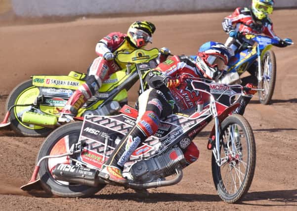 Ulrich Ostergaard out in front against Coventry. Picture: David Lowndes