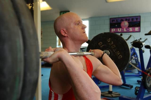 Weightlifter Ben Devonshire.