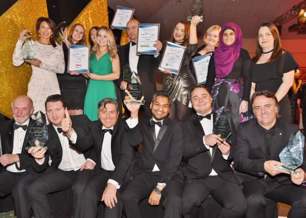 Some of the winners of last year's Peterborough Telegraph Business Awards.