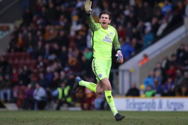 Posh goalkeeper Luke McGee is expected to play at Gillingham.
