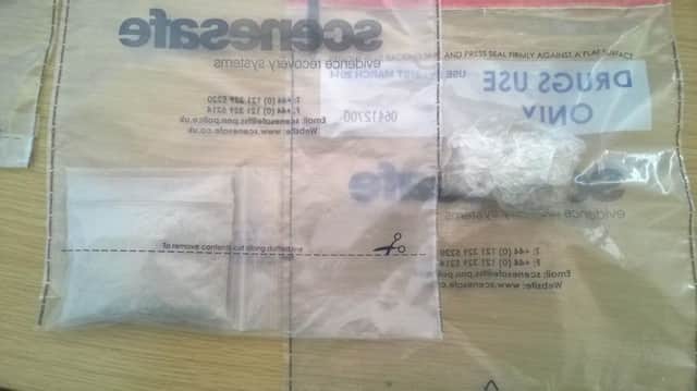The suspected class A drugs seized in Wisbech