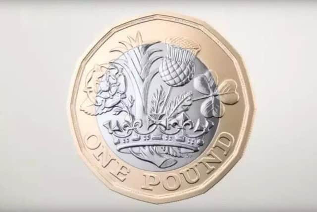 Minted: the new design incorporates the English rose, the Welsh leek, the Scottish thistle and the Northern Irish shamrock (Photo: Royal Mint)