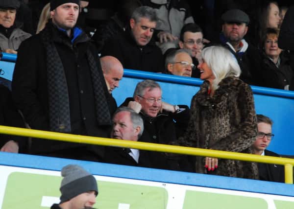 Some famous people occasionally turn up in the Posh director's box.