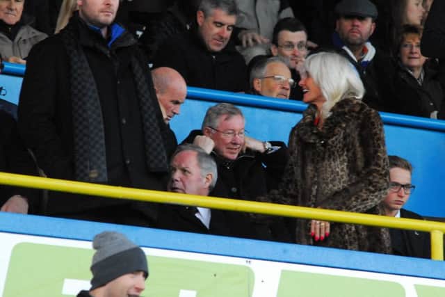 Some famous people occasionally turn up in the Posh director's box.