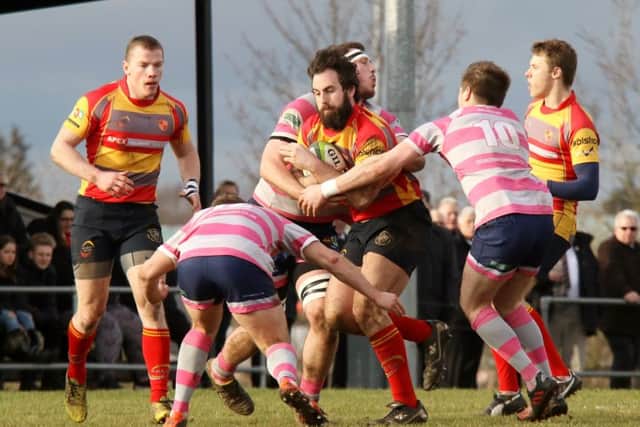 Johnny Beale scored two tries for Borough.
