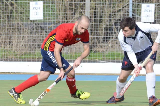 Will Astbury scored twice for City of Peterborough against Harleston.
