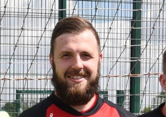 Lee Clementson scored twice for Netherton against Holbeach United Reserves.