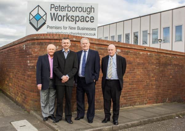 From left, Peter Clements, James ORawe, Mike Fletcher & John Knowles. Titles if relevant, Director, General Manager, Chairman and Director.