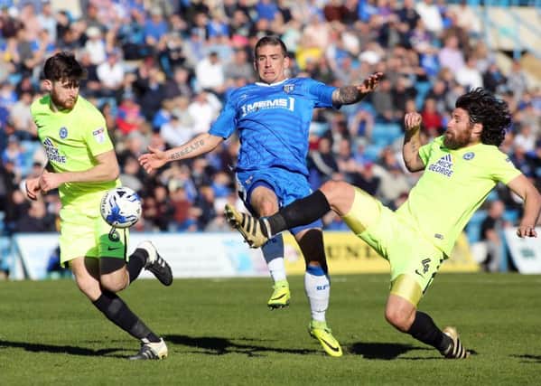 Michael Bostwick (right) and Jack Baldwin (right) have helped Posh keep successive clean sheets.