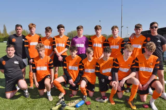 Under 15 PFA Cup runners-up Leverington.