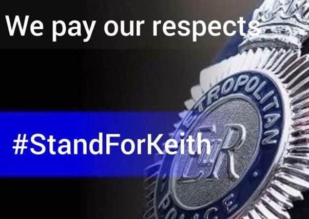 Respects are being paid to PC Keith Palmer