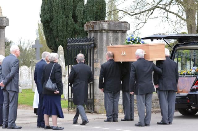 Funeral of Cllr. Marcus Sims at Crowland Abbey EMN-171104-084246009