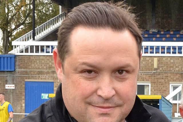 Spalding manager Chris Rawlinson.