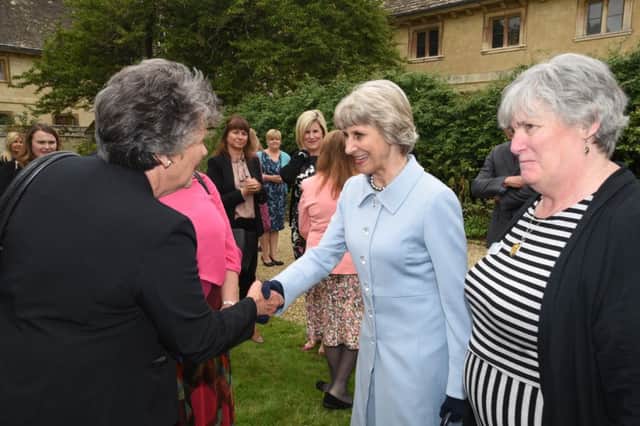 Duchess of Gloucester official opening visit to Sue Ryder, Thorpe Hall EMN-150909-221357009