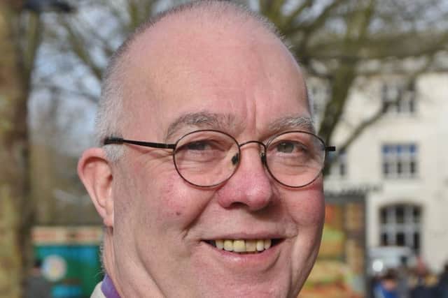 Cambs mayoral candidate Kevin Price in the city centre EMN-170218-170713009