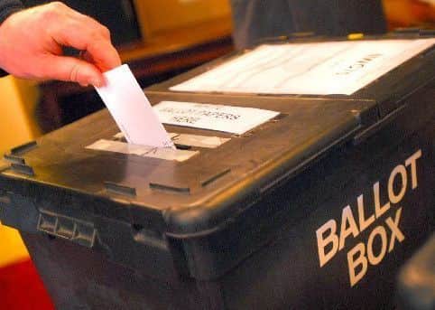 A ballot box