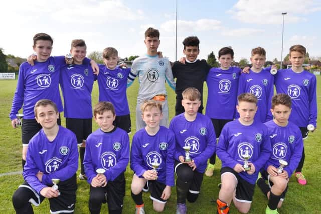 Under 13 League Cup runners-up Riverside Rovers.