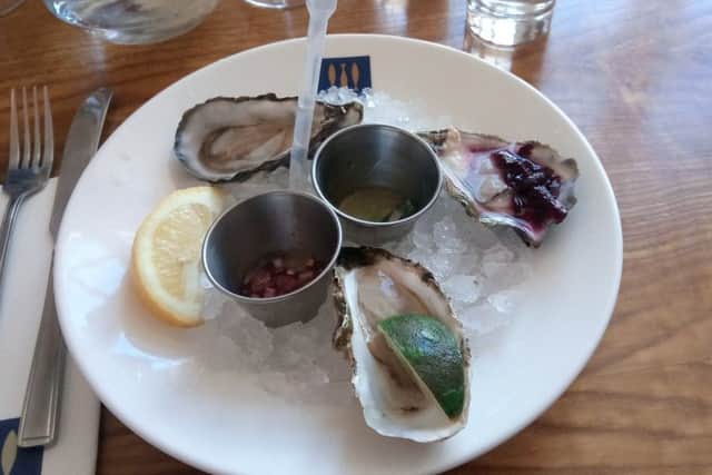 Brad Barnes dines at Loch Fyne in Elton