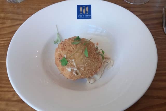 Brad Barnes dines at Loch Fyne in Elton