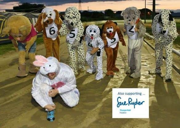 The Human Hound races