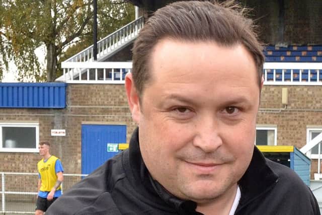 Spalding manager Chris Rawlinson.