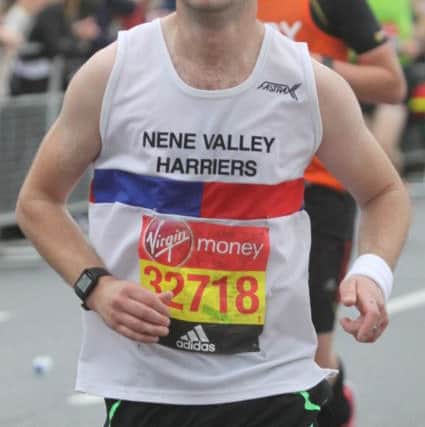 Oliver Slater (Nene Valley Harriers) finished in 3:07.03. Picture: Tim Chapman