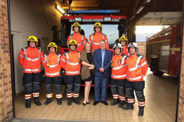 Cllr Sanders visits the station