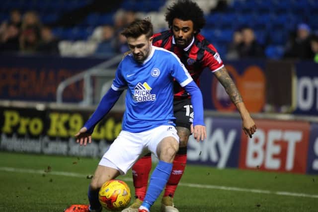 Posh midfielder Gwion Edwards is unlikely to be risked at Bolton.