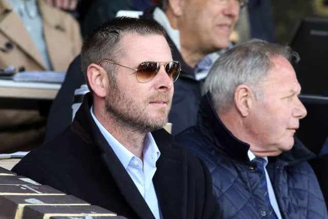 Posh chairman Darragh MacAnthony.