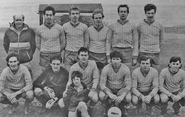 Pictured 30 years ago is the Phorpres Reserves side that were going well in the Peterborough League. The picture was taken before a 3-0 win over Blackstones A which kept them in the hunt for the Division Four title.  From the left they are, back, Pete Triggs, John Grant, Richard Sidgwick, Gary Richardson, Paul Pitcher, Frank Dangano, front, Stuart Bannister, Phil Wright, Darren Adams, Steve Ball, Ken Jinks, Grant Hurst and mascot Mark Belson.