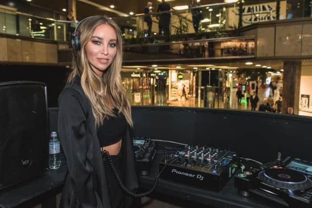 Celebrity DJ Lauren Pope at the Martinis, Music and Muses night last night (Thursday).