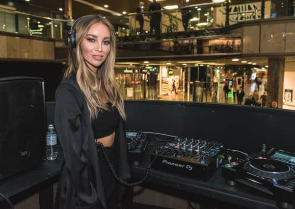 Celebrity DJ Lauren Pope at the  Martinis, Music and Muses night last night (Thursday).