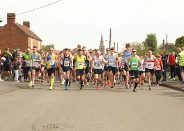 The start of yesterday's Langtoft 10k. Picture: Payne's Photos