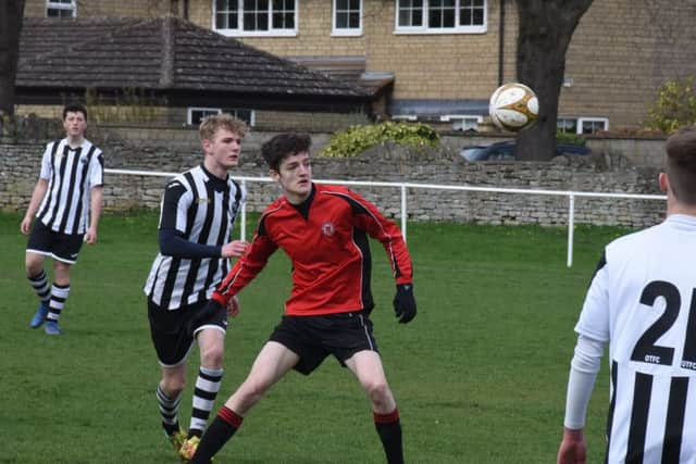 Oundle Town Under 16s in action.