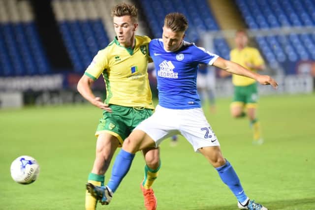 Action from Posh's heaviest defeat of the season against Norwich City in the Checkatrade Trophy.