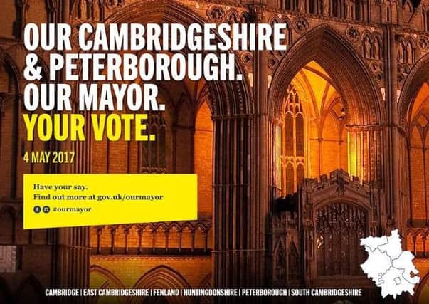 Voting for a new Mayor of Cambridgeshire and Peterborough takes place on Thursday, 4 May 2017.