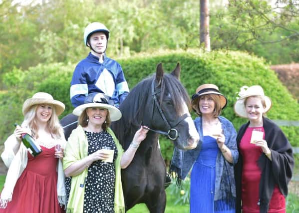 Peterborough Playgoers photocall for Ladies Day. EMN-170422-095030009