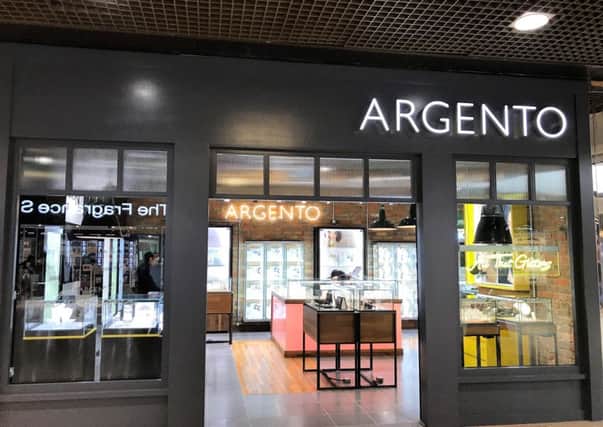 The new Argento store in Queensgate shopping centre, Peterborough.