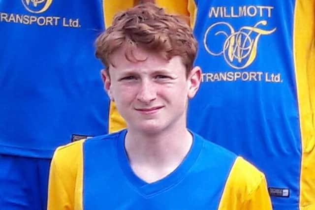 Ben Walker, 15. died of a heart attack mid-way through a football match he was playing