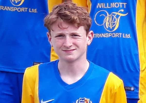 Ben Walker, 15. died of a  heart attack mid-way through a football match he was playing