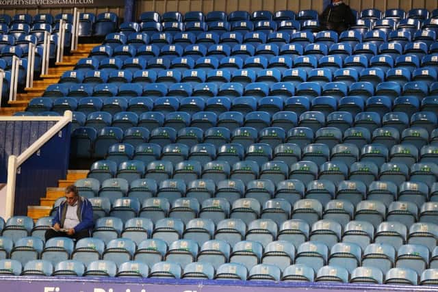 The crowd at a Checkatrade Trophy match.