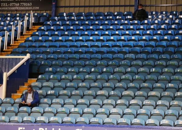 The crowd at a Checkatrade Trophy match.
