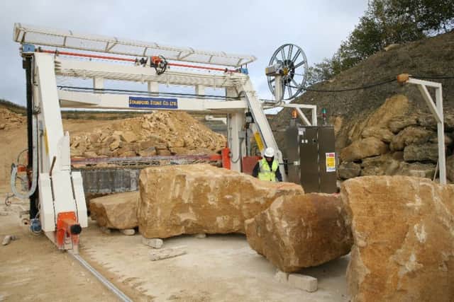 Stamford Stone Companys quarry at Clipsham.