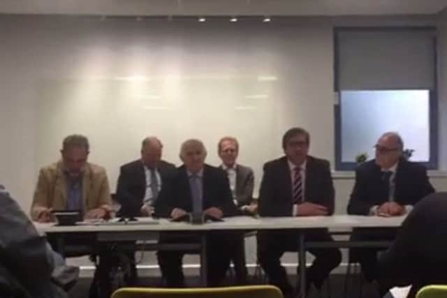 The press conference