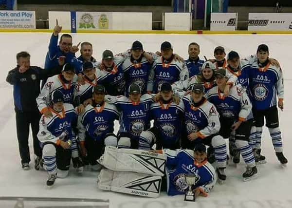 Phantoms Under 15s celebrate their National Championships success.